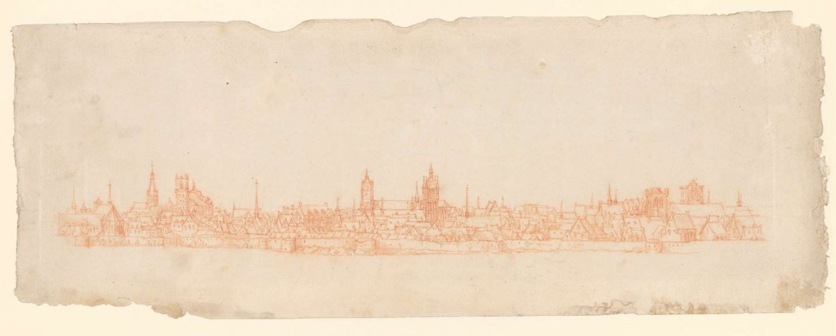 Profile of the city of Ypres, Adam Frans van der Meulen, 1642 - 1690
