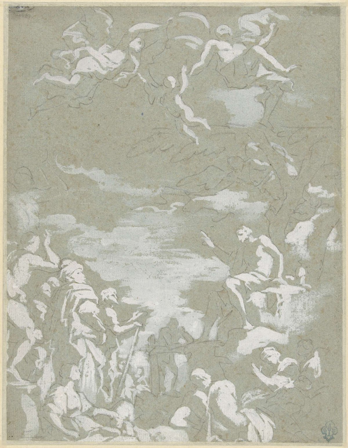 John the Baptist preaches in the desert, Mattia Preti, 1661 - 1666