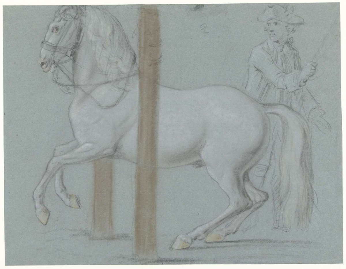 Paardendressuur, Charles Parrocel, 1698 - 1752