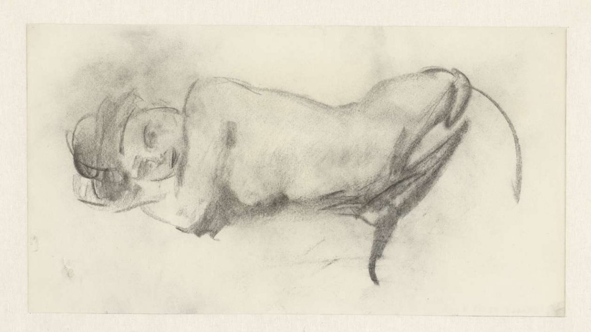 Reclining Female Nude, Isaac Israels, c. 1905