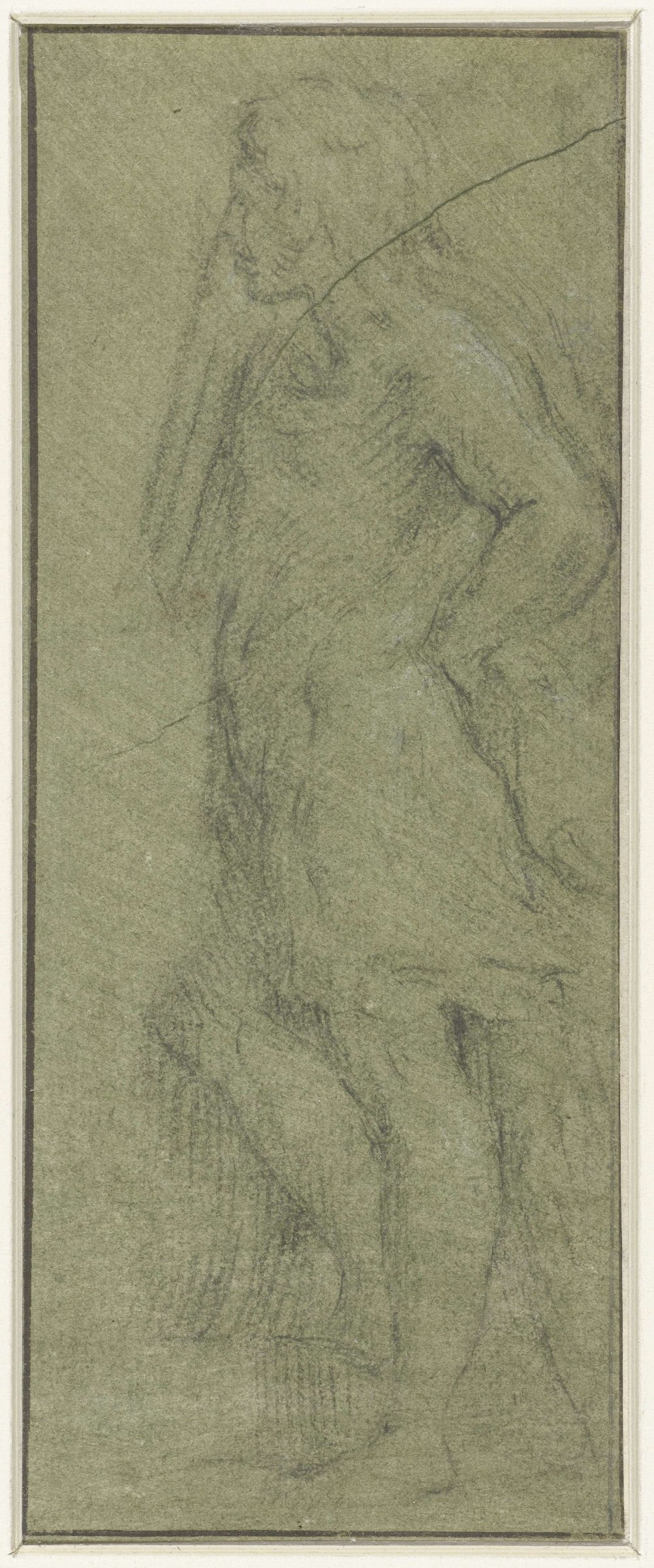 Standing figure, in profile to the left, Schiavone, 1510 - 1563