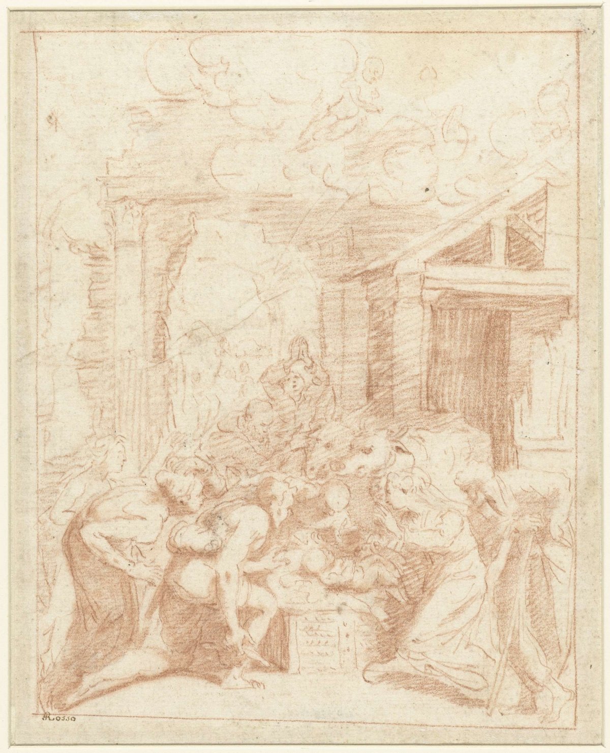 Adoration of the shepherds, anonymous, c. 1530
