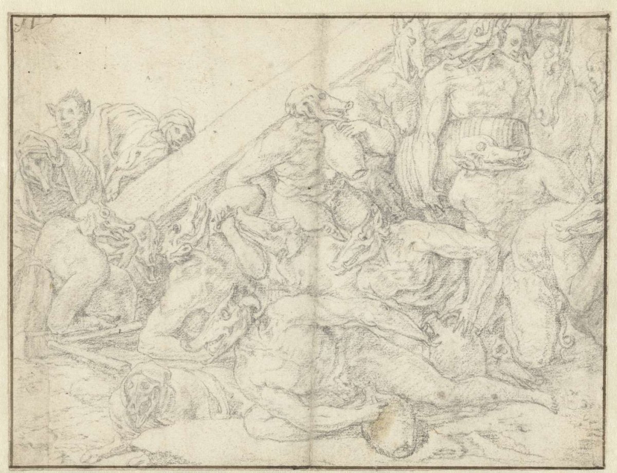 Groep duivels, Cornelis Saftleven, 1617 - 1681