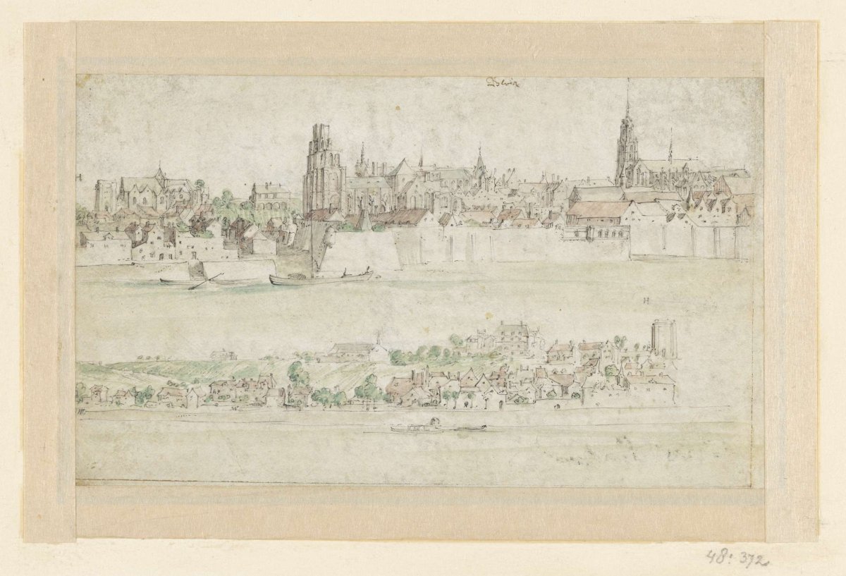 View of Blois, anonymous, 1600 - 1650