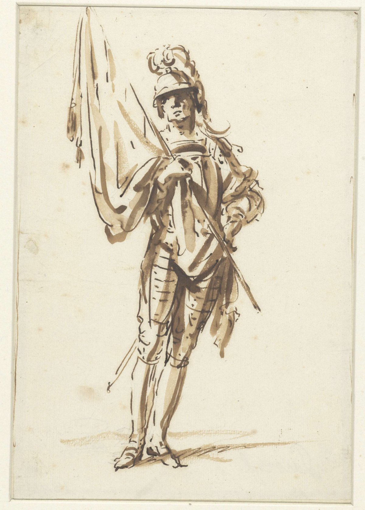 Standing ensign, Charles Parrocel, 1735 - 1745