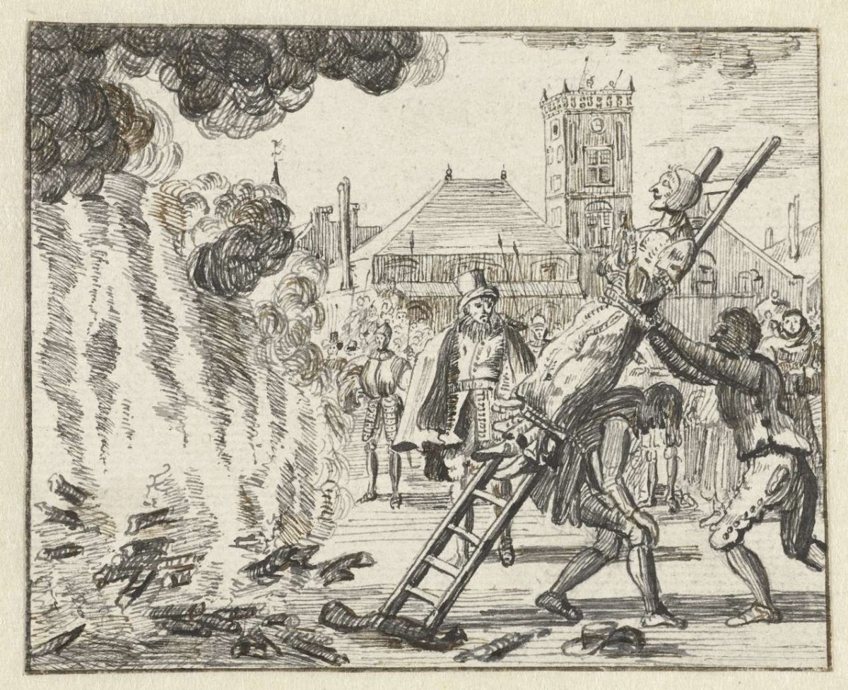 Anneken Hendriks, burned on the Dam, anonymous, 1685 - 1762