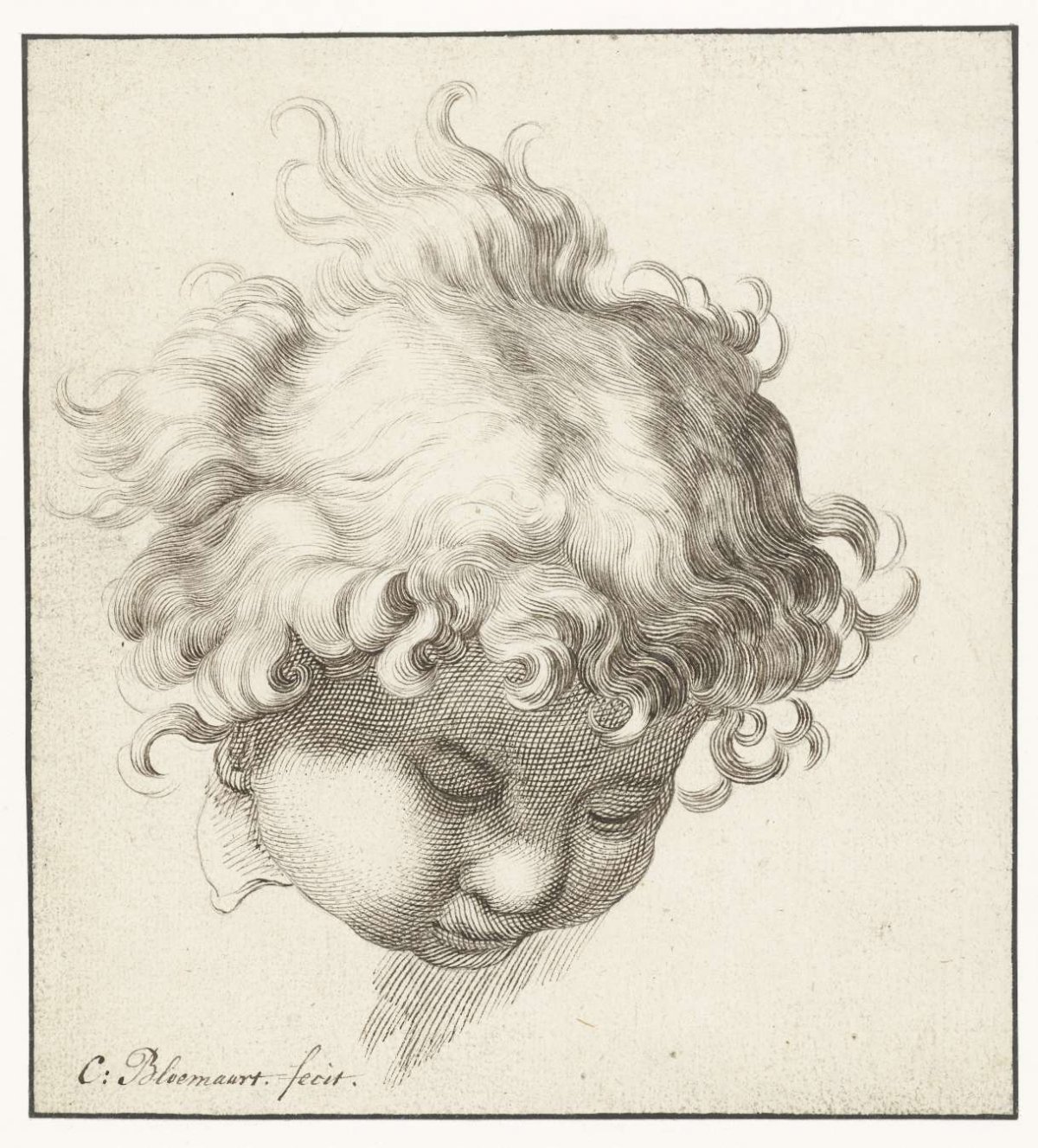 Head of a boy, anonymous, 1574