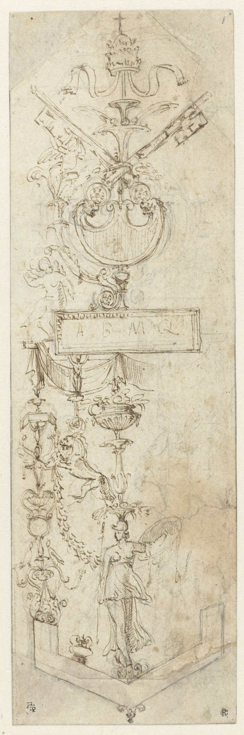Design for a pendency filling, Perino del Vaga, 1511 - 1521