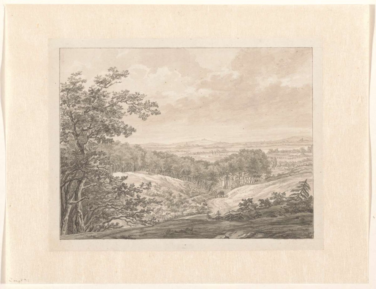 Landscape between Arnhem and Zutphen near the Middagten House, anonymous, 1802