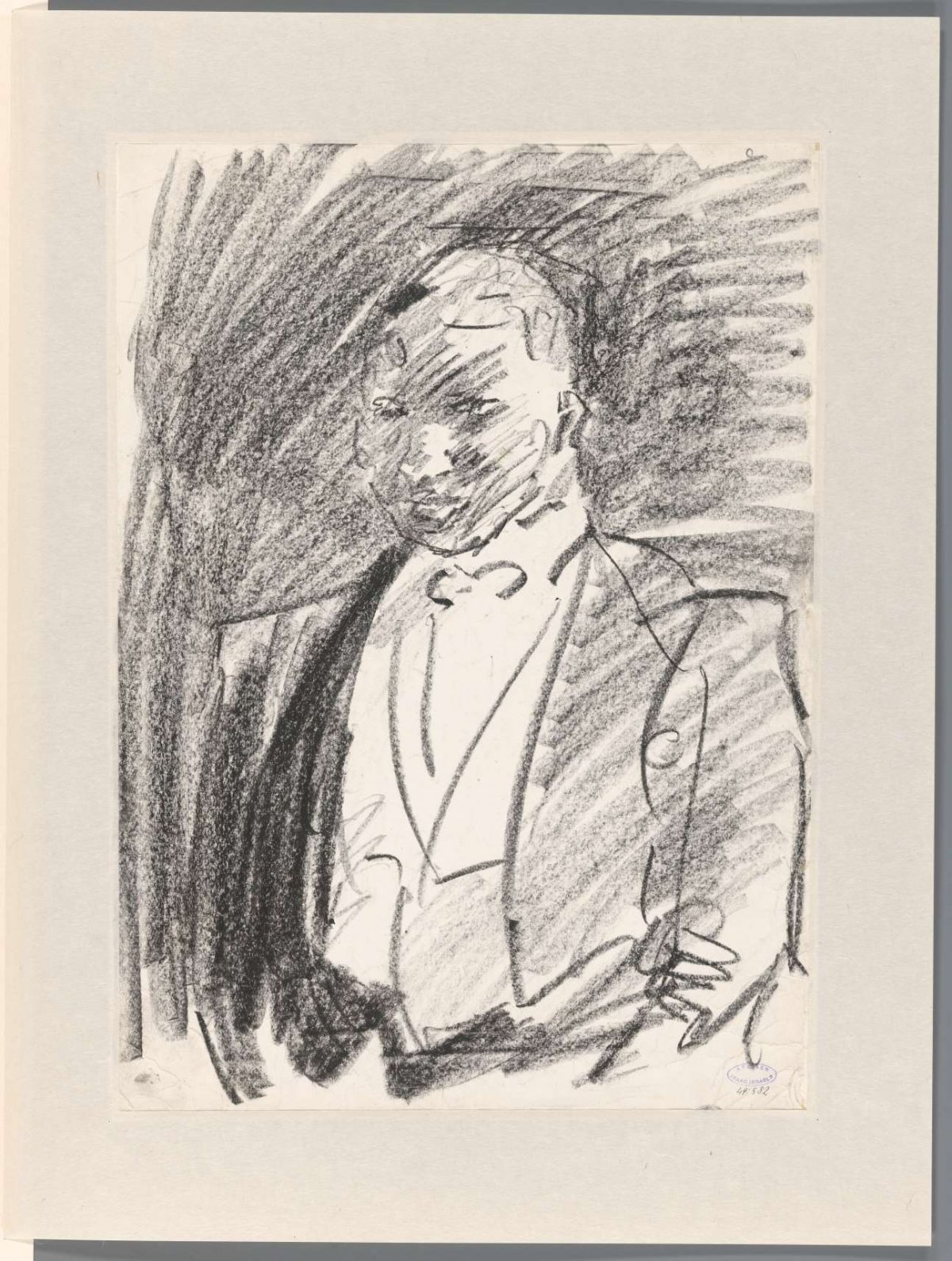 Circusdirecteur in avondkleding, Isaac Israels, 1875 - 1934