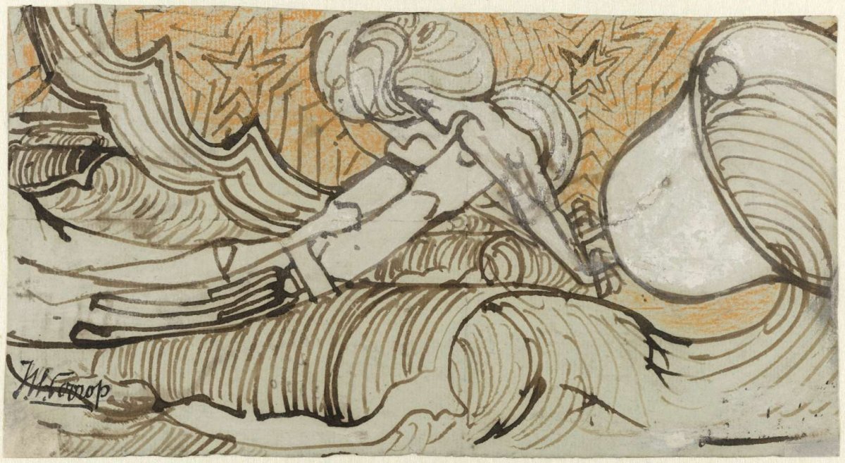 Bell sounds by the sea, Jan Toorop, 1868 - 1928