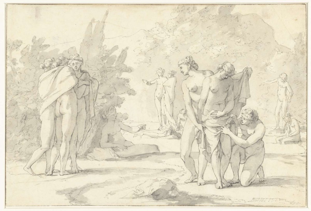Diana and her companions, anonymous, 1600 - 1699