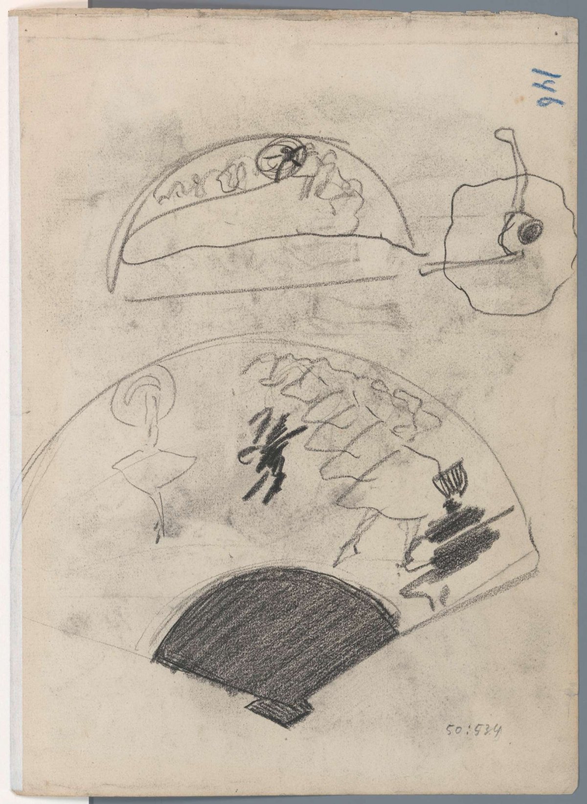 Studies for ballerinas, Pieter de Josselin de Jong, 1871 - 1906