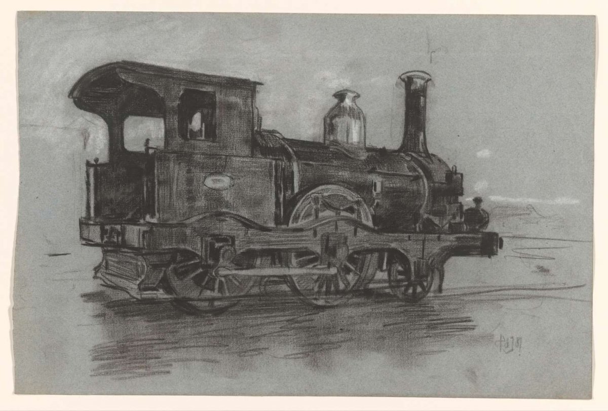 Locomotief, Pieter de Josselin de Jong, 1871 - 1906