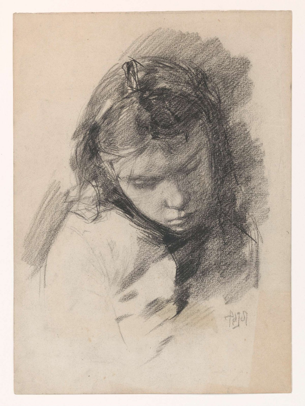 Meisjeskopje, Pieter de Josselin de Jong, 1871 - 1906