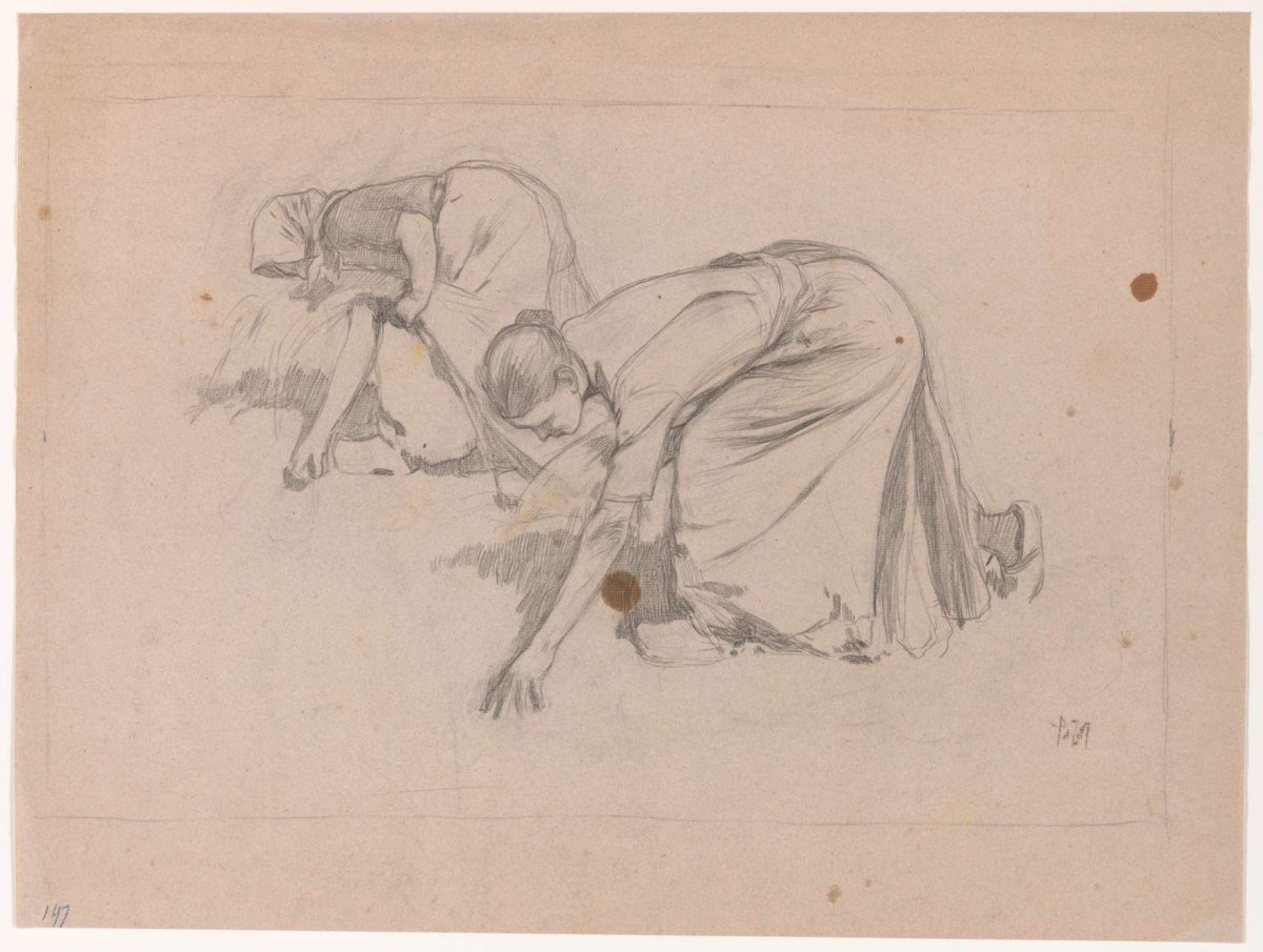 Schovenbindsters, Pieter de Josselin de Jong, 1871 - 1906