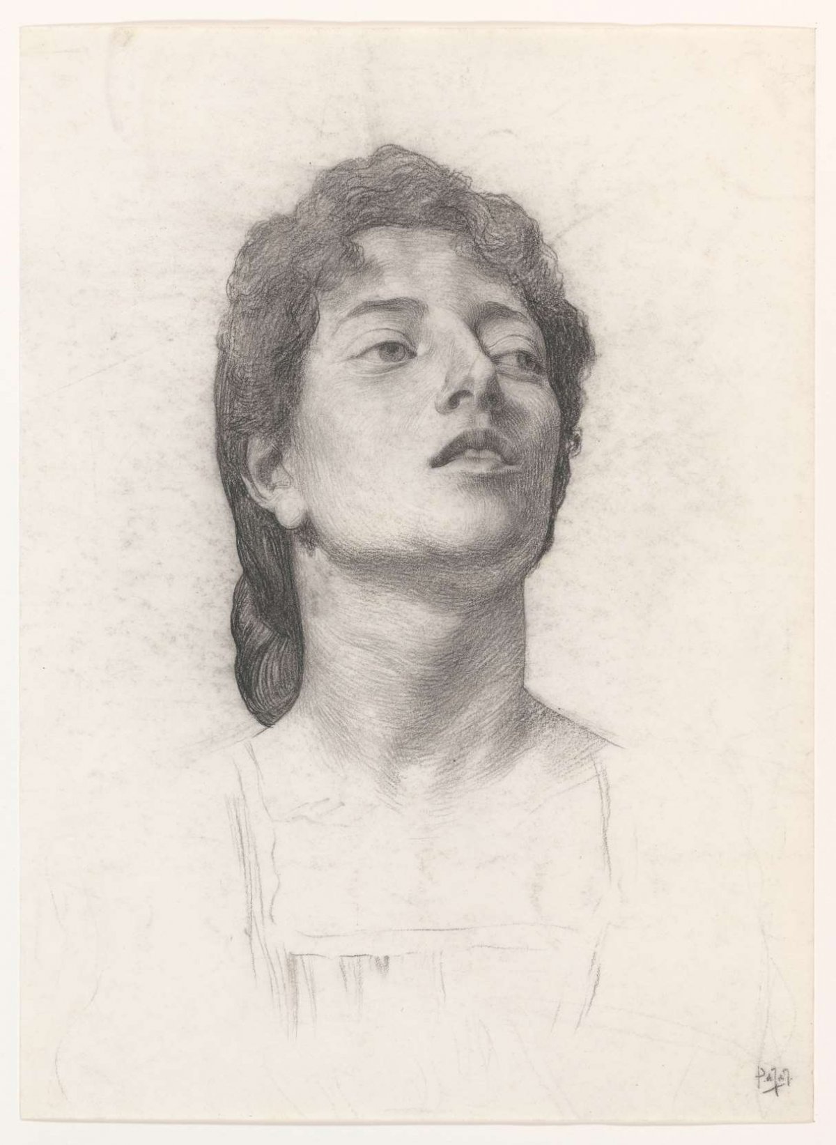 Portrait of a woman, Pieter de Josselin de Jong, 1871 - 1906