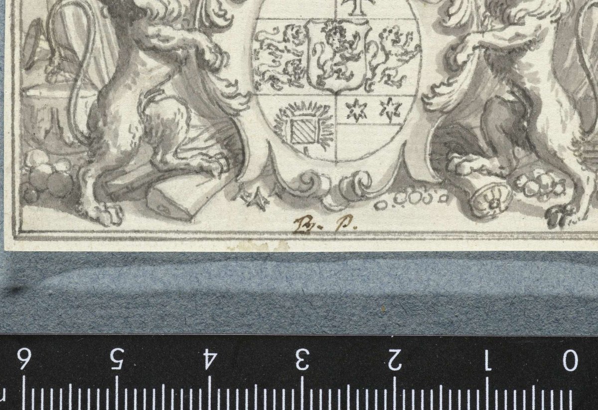 Coat of arms of the landgraves of Hesse, Bernard Picart, 1683 - 1733