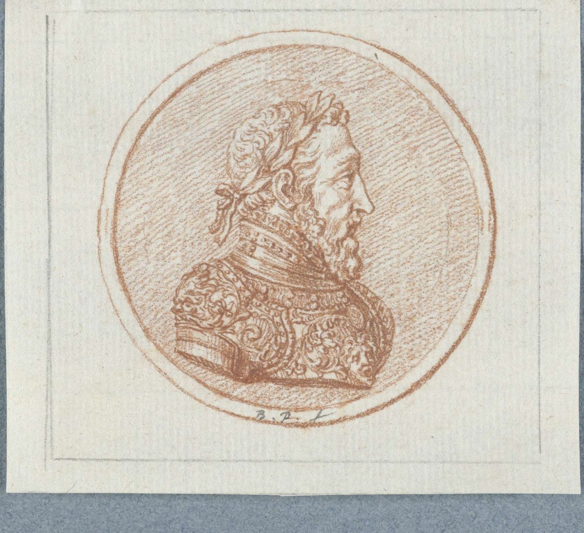 Medal with portrait of Henry II, king of France, Bernard Picart, 1683 - 1733
