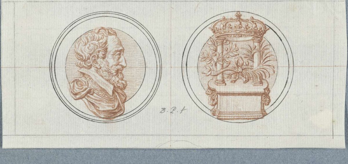 Front and reverse of a medal on the Alliance of France with the Swiss in 1602, Bernard Picart, 1683 - 1733