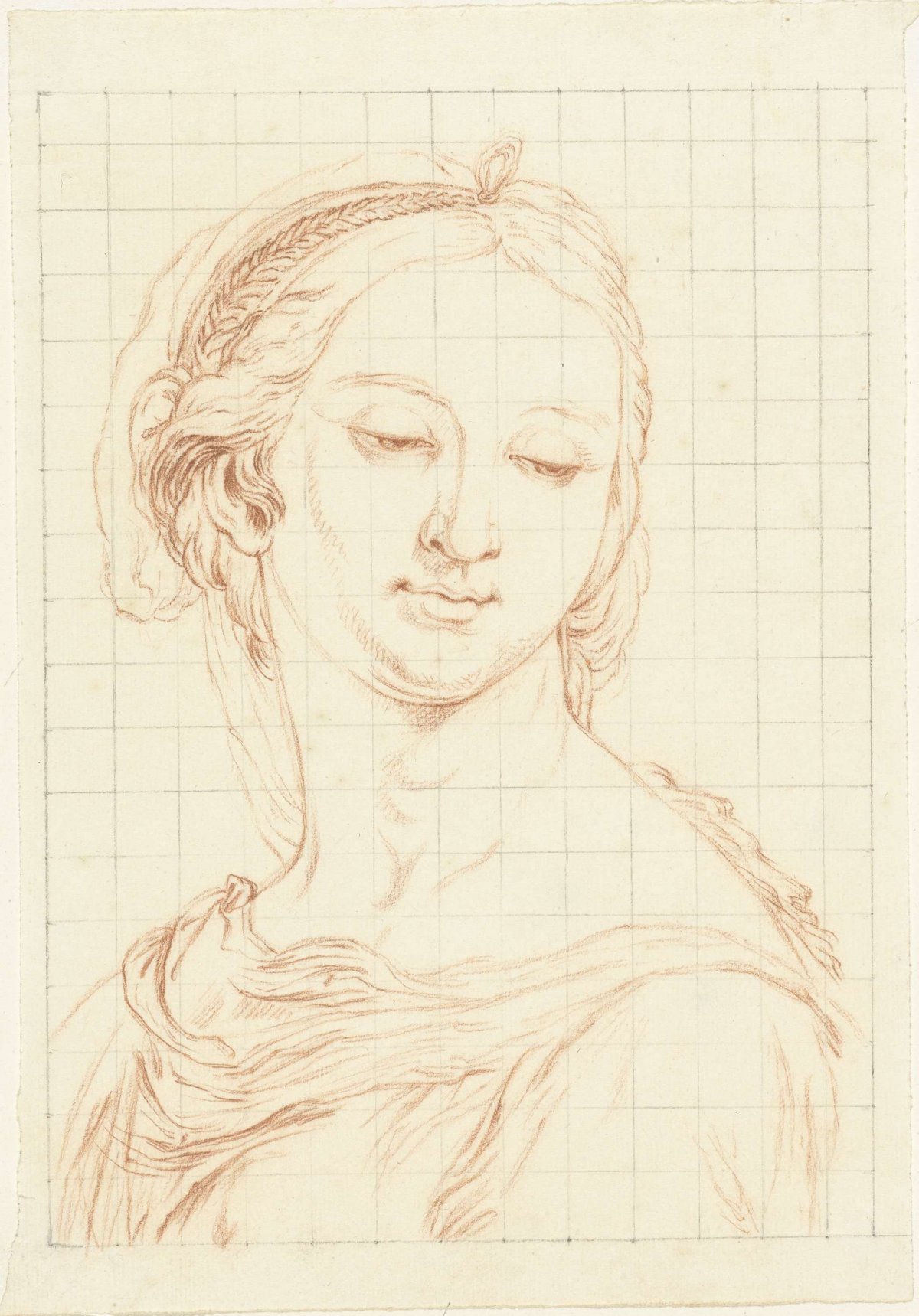 Head of Madonna, Bernard Picart, 1683 - 1733