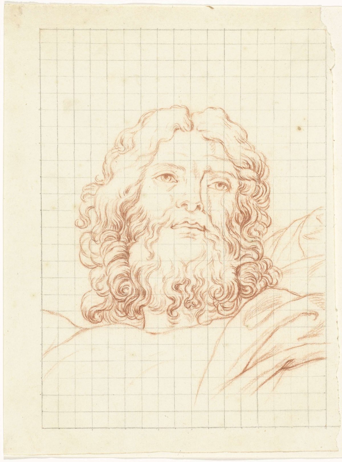 Head of resurrected Christ, Bernard Picart, 1683 - 1733