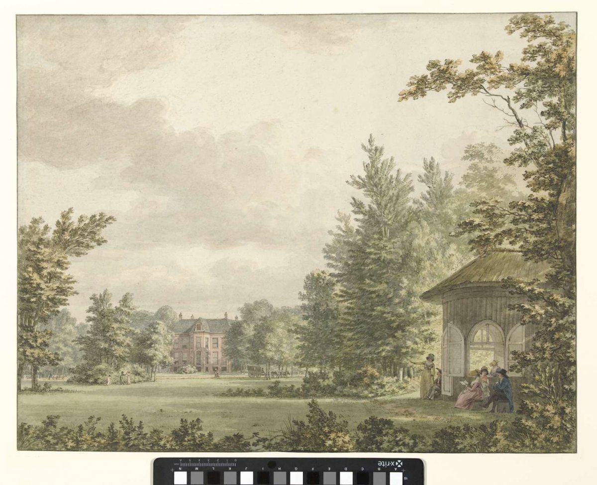 View of the Zandbergen country estate, Hermanus Numan, 1754 - 1820