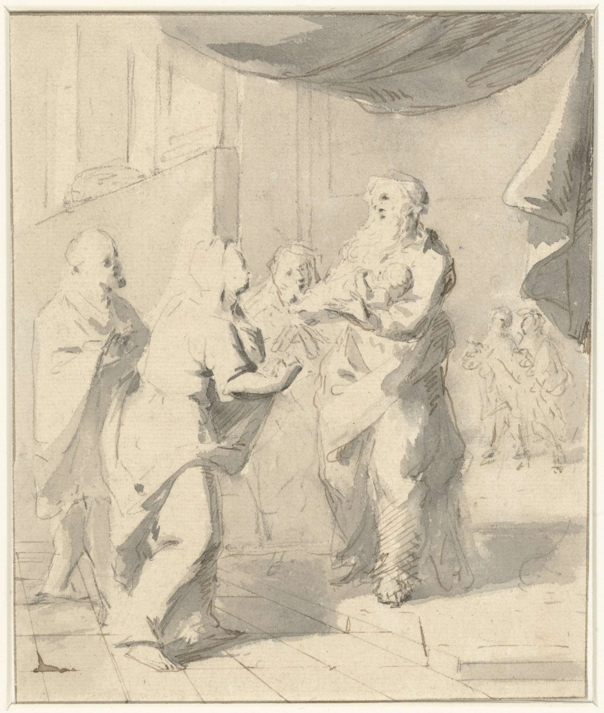 The mission in the temple, anonymous, 1700 - 1800