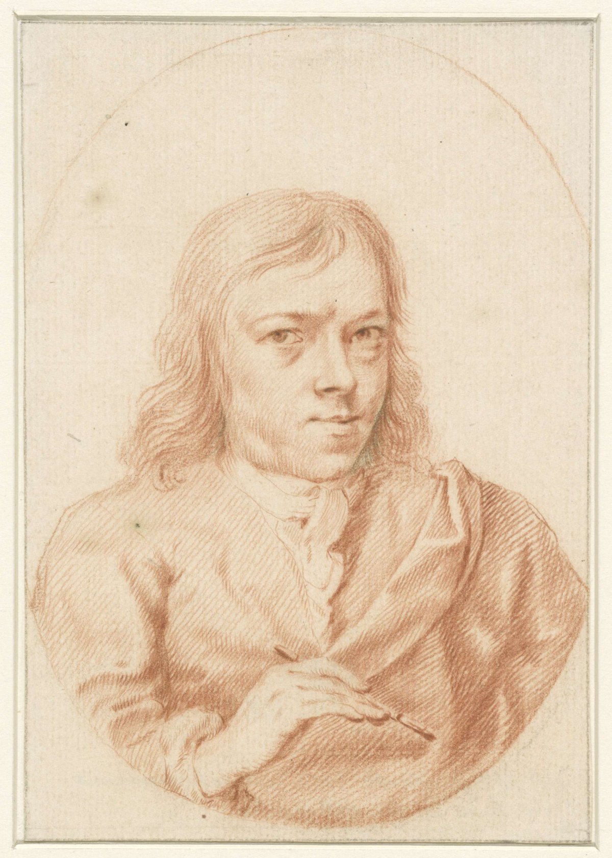 Zelfportret, Aert Schouman, 1720 - 1792