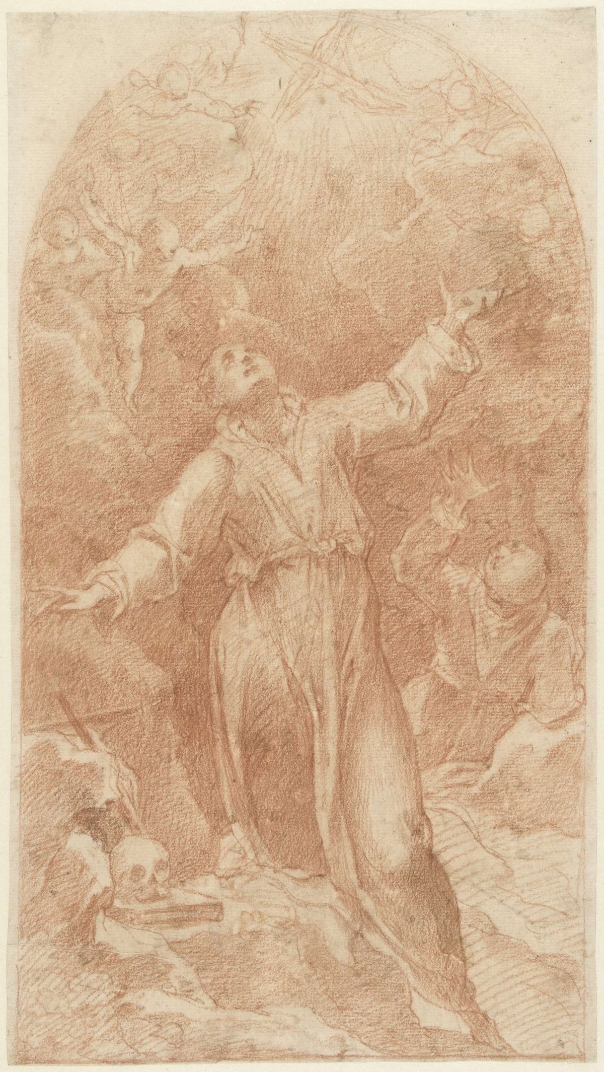 Stigmatization of Francis of Assisi, Cristoforo Pomarancio, 1600 - 1626