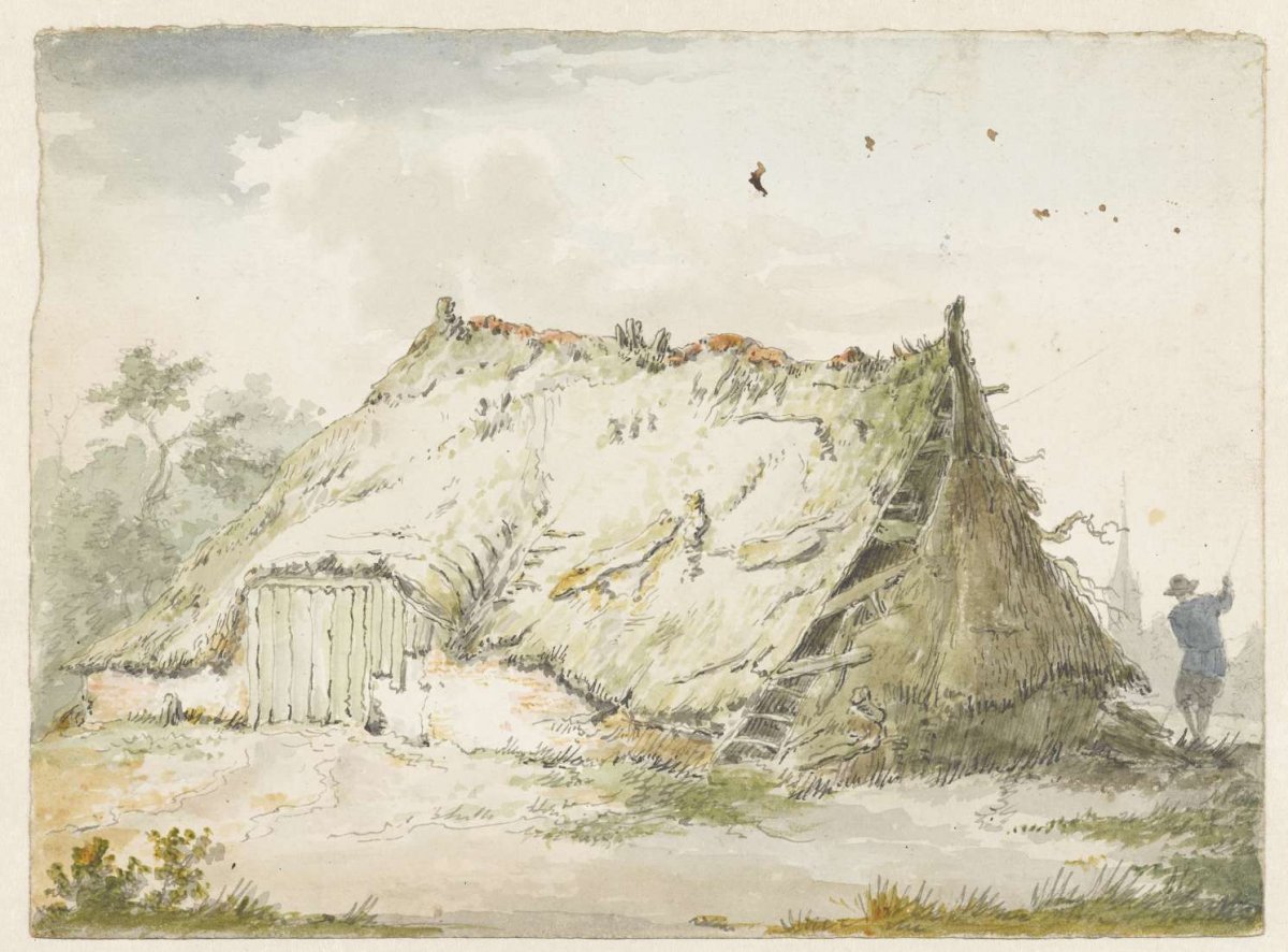 Bouwvallige boerderij, Pieter Bartholomeusz. Barbiers, 1782 - 1837