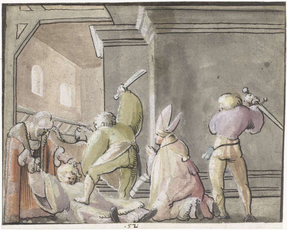 Martyrdom of a bishop and his servant, anonymous, c. 1500 - c. 1524