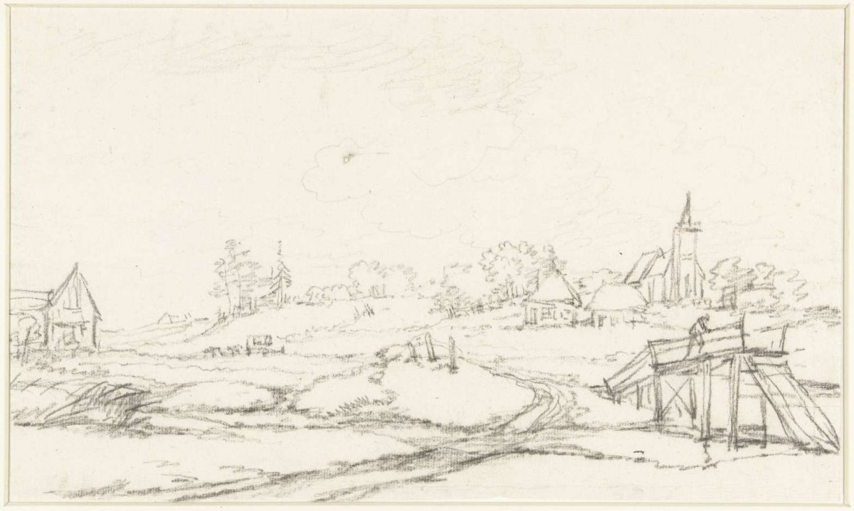 View of the church at Heelsum, Jan Hulswit, 1776 - 1822