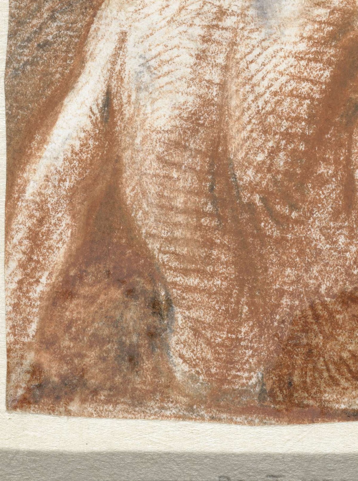 Seated nude, viewed from the back, Simon Andreas Krausz, 1770 - 1825