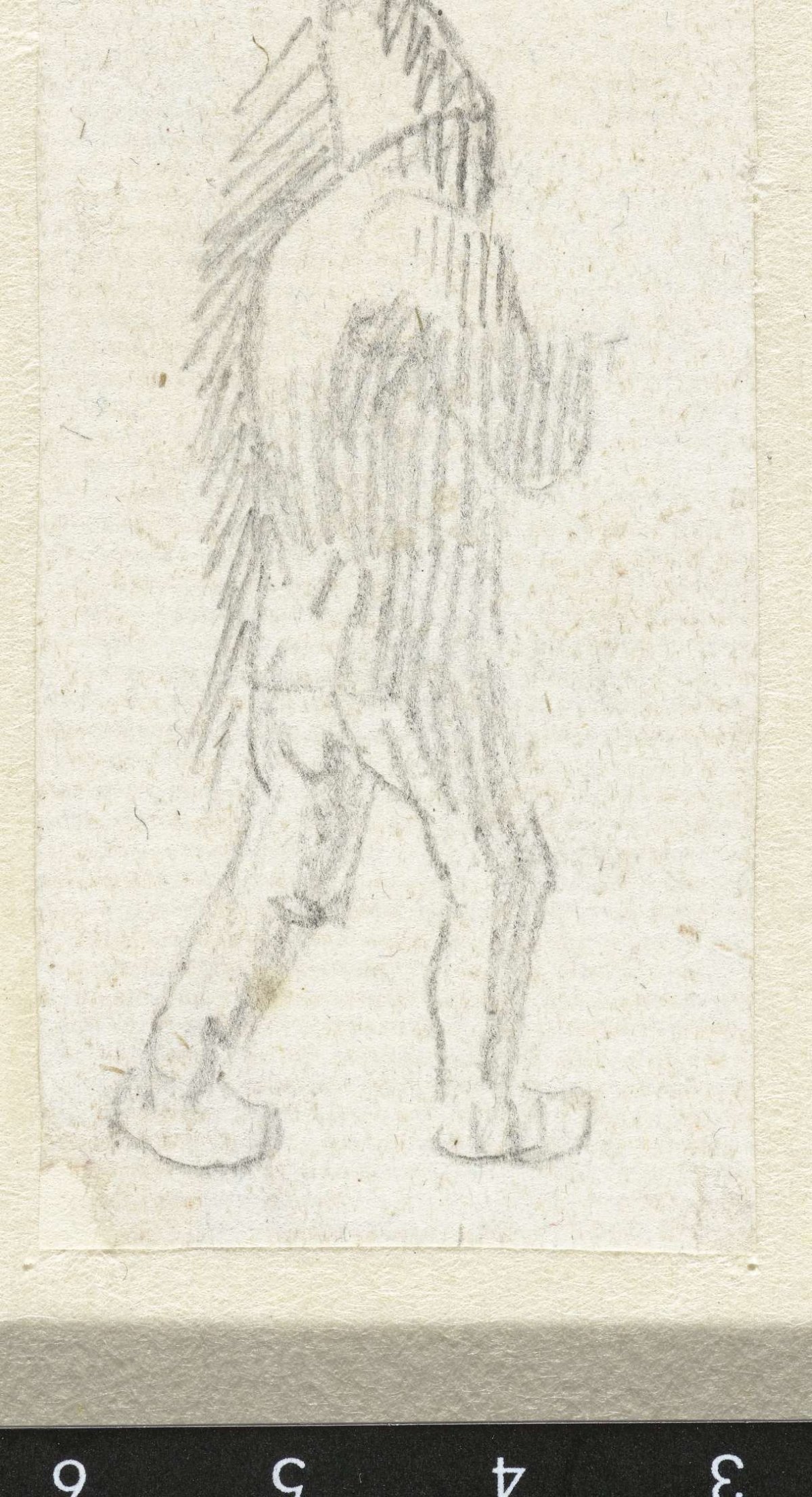 Lopend mansfiguurtje, Simon Andreas Krausz, 1770 - 1825