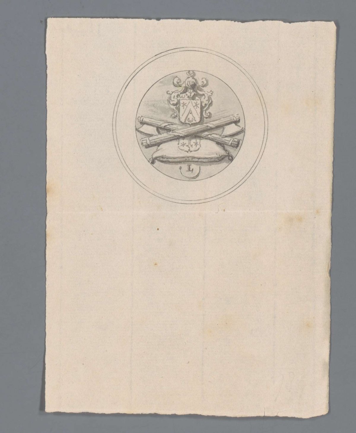 Design for a history medal for council, alderman and former mayor of Haarlem Pieter van der Camer, anonymous, 1743