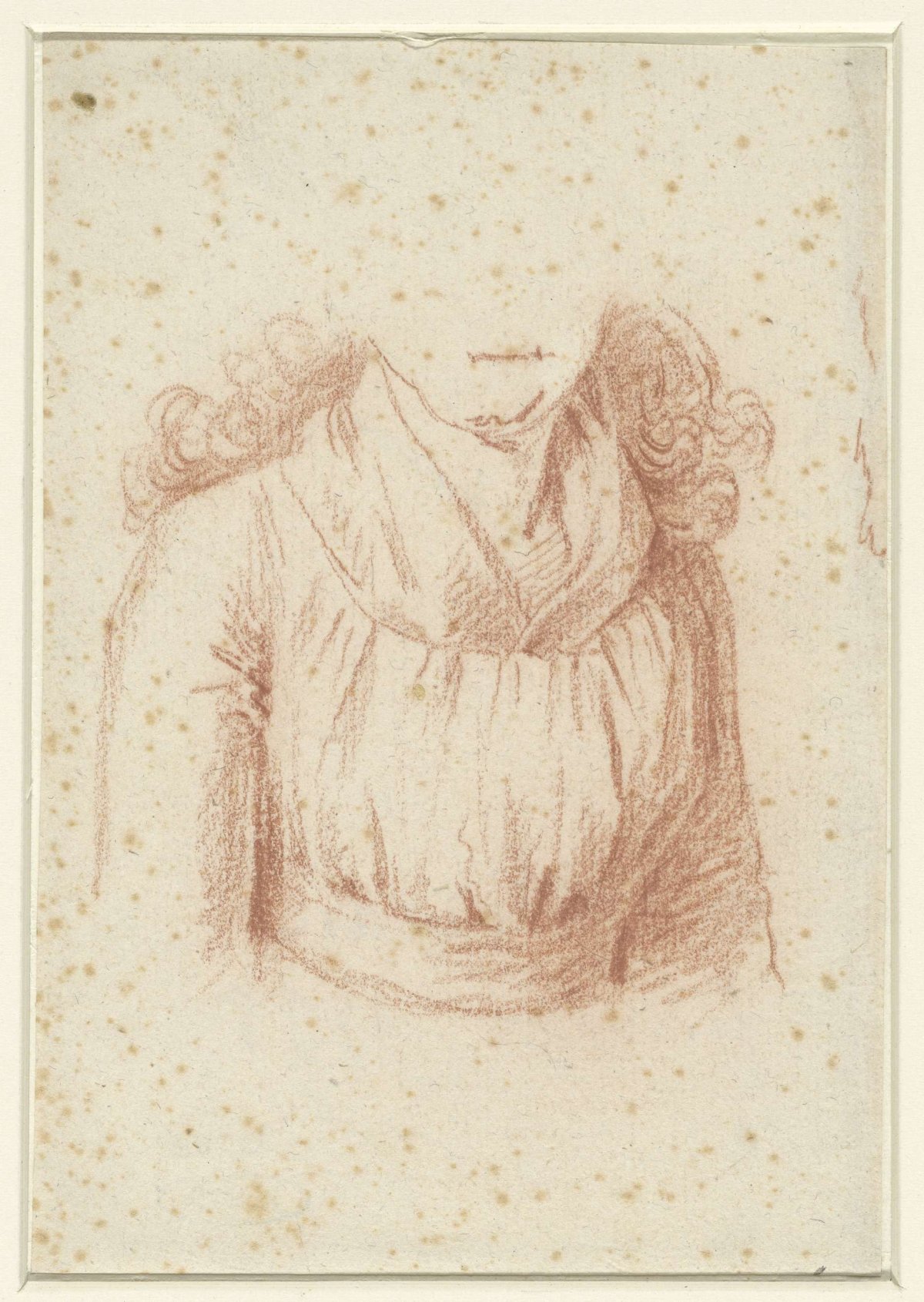 Costume study for a portrait of Madame Molet, anonymous, 1795