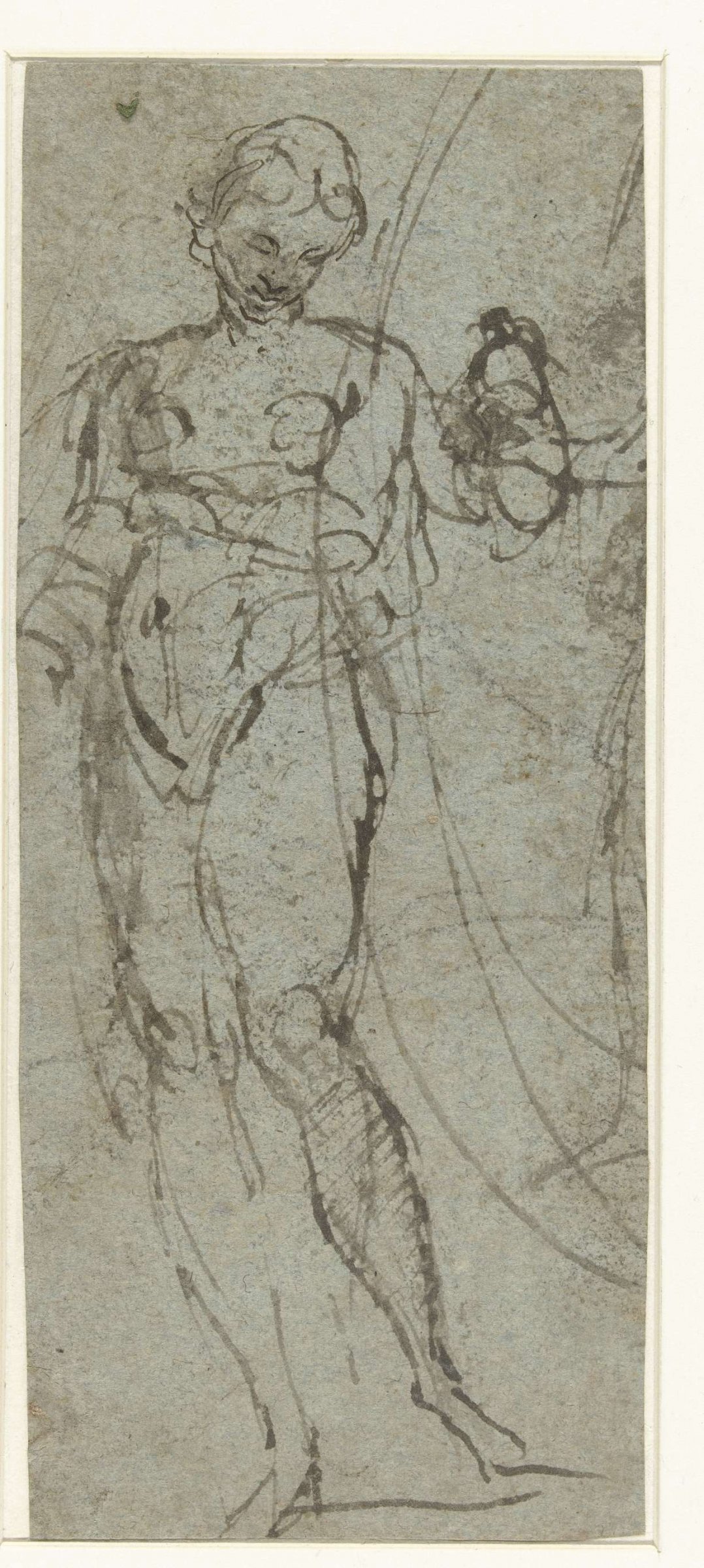 Standing Female Nude, anonymous, 1500 - 1599