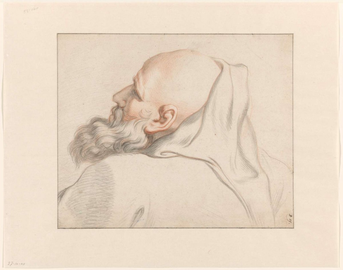 Profile head of a monk, Pieter Christoffel Wonder, c. 1790 - c. 1852