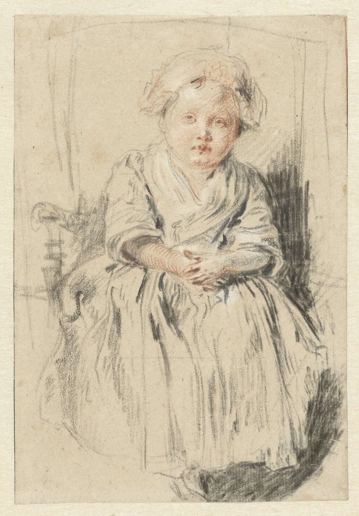 Child Seated in a Chair, Jean Antoine Watteau, 1705 - 1721