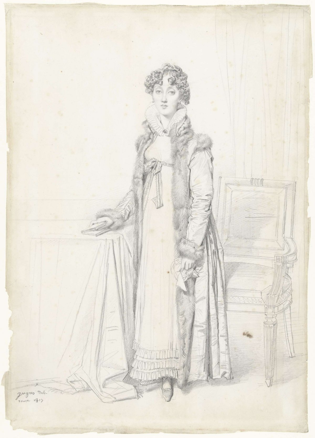 Portrait of Lady William Henry Cavendish Bentinck, Jean Auguste Dominique Ingres, 1815