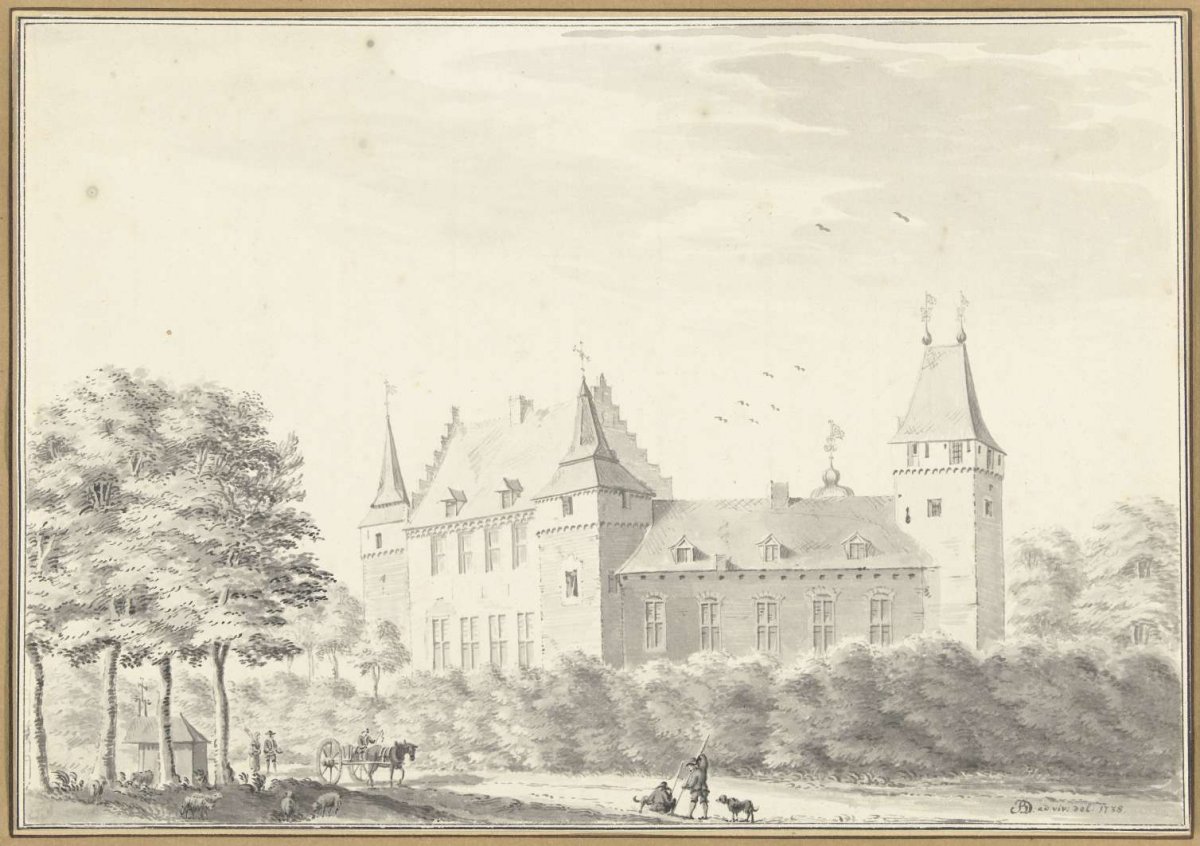 The fiefdom of Elsem in't Guliksche, anonymous, 1738