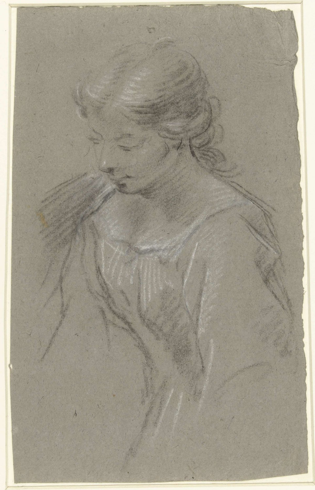 Study of a young girl, anonymous, 1610 - 1630