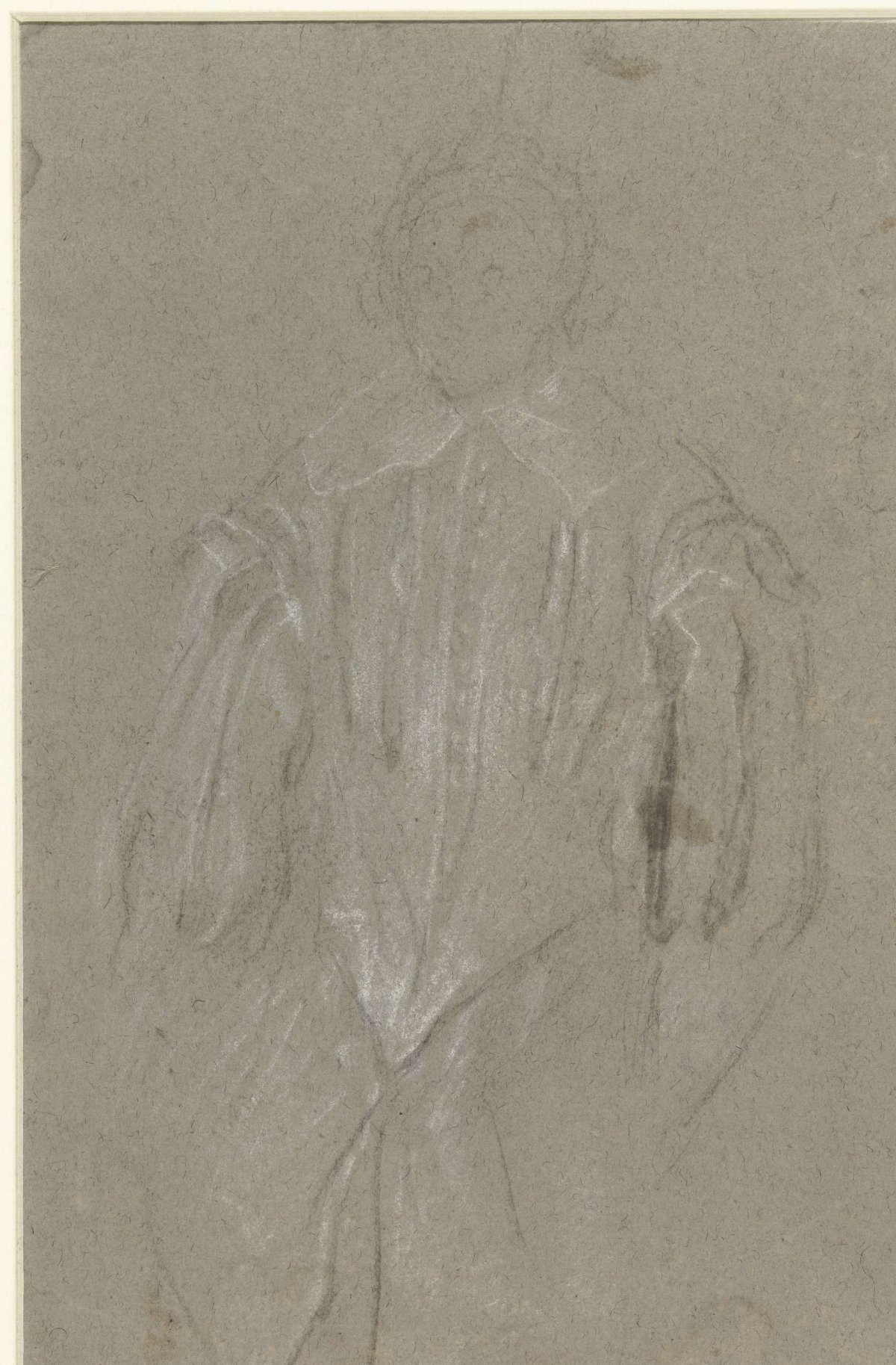 Study for a male portrait, anonymous, 1610 - 1630