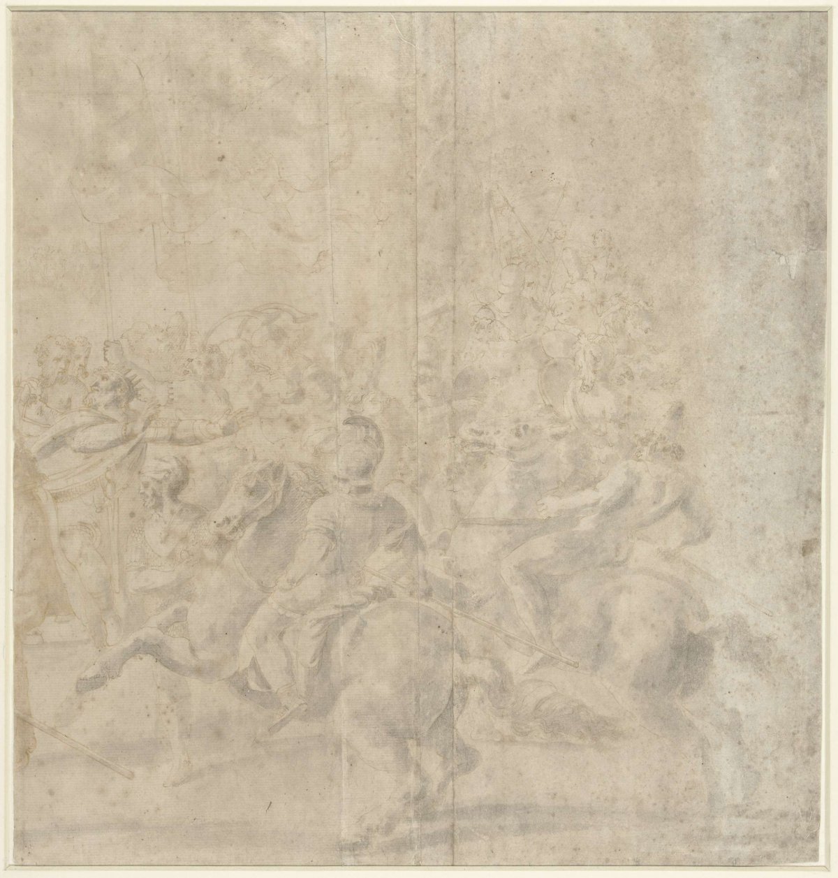 Meeting between Pope Leo I and Attila, anonymous, c. 1512 - c. 1620