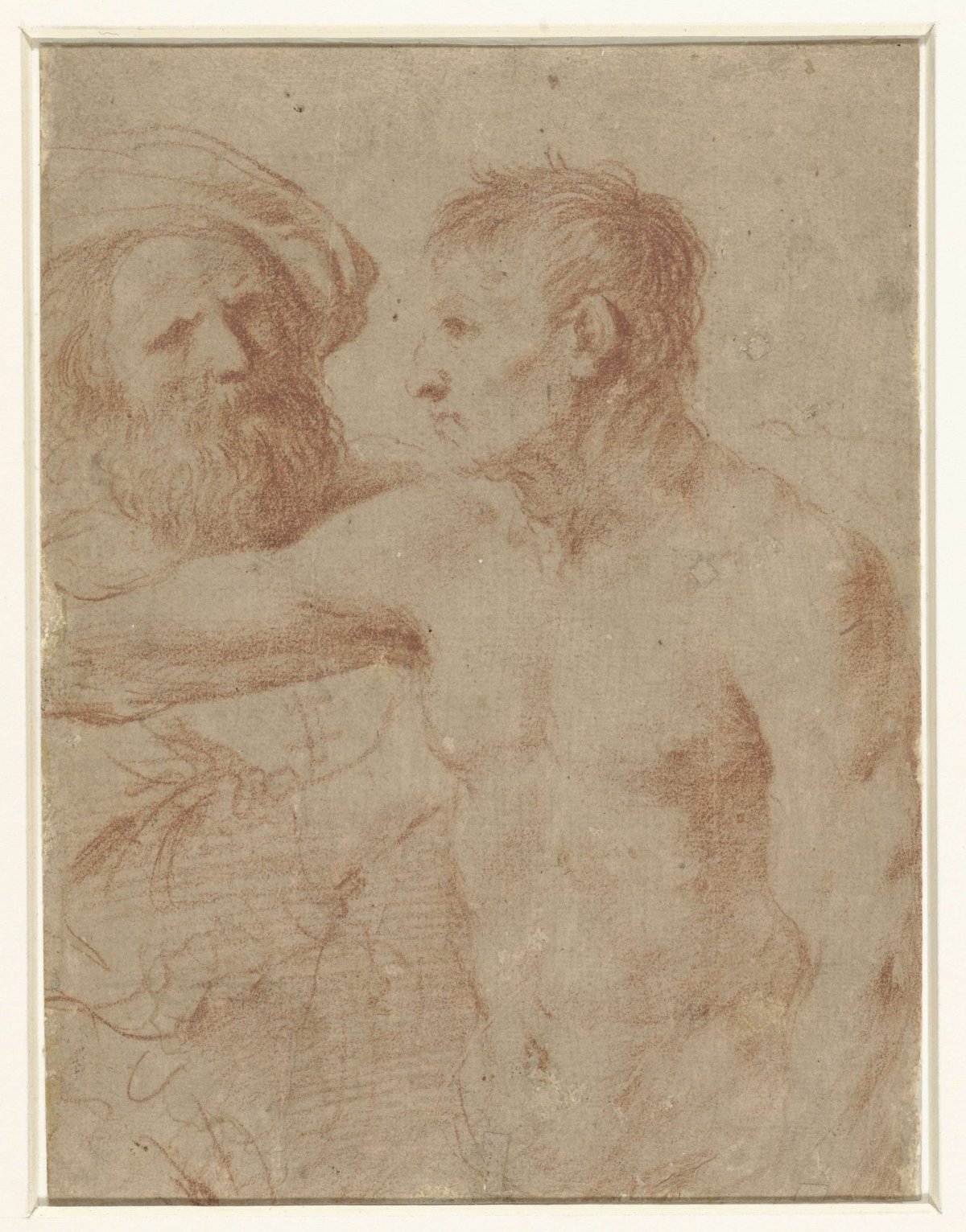 Two men, Guercino, 1601 - 1666