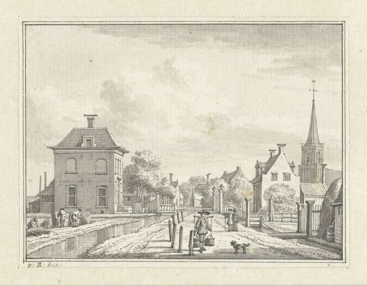 Gezicht te Diemen, Jan Bulthuis, 1789