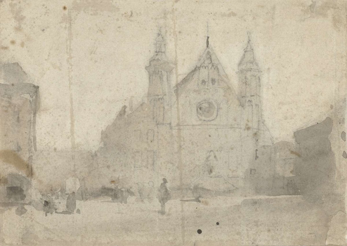 View of the Knights' Hall at the Binnenhof., Johannes Bosboom, 1827 - 1877