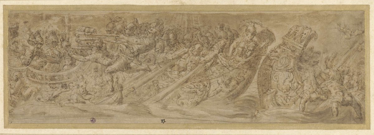 Naval Battle of the Romans, Perino del Vaga, 1511 - 1547