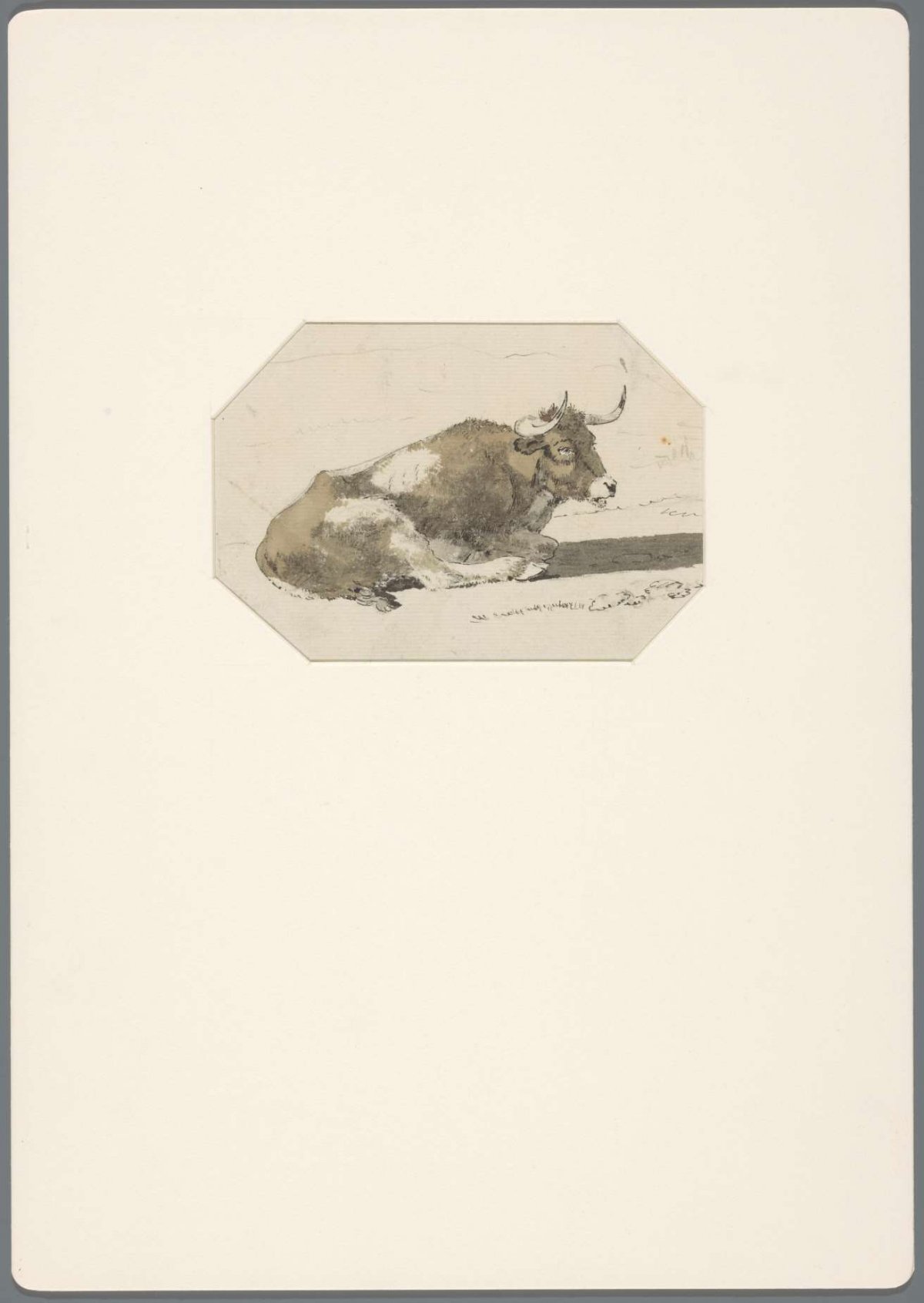 Liggend rund, David Alphonse de Sandoz-Rollin, 1750 - 1809